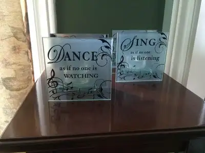 Set of Two Glass Tealight/ Votive Holders, View more