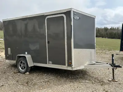 6x12 aluminum enclosed trailer, great condition.