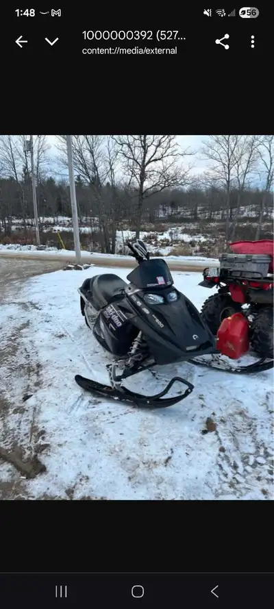 Hey I have a 2007 review has reverse and electric start looking to.trade for.motocycle runs and driv...