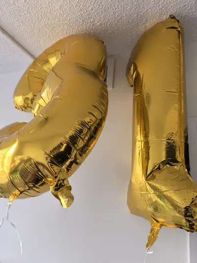 Birthday number balloons good for celebration, View more