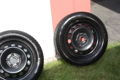 Continental Winter Contact tire & steel wheel package for VW Jetta. They came off a 2017 VW Jetta -...