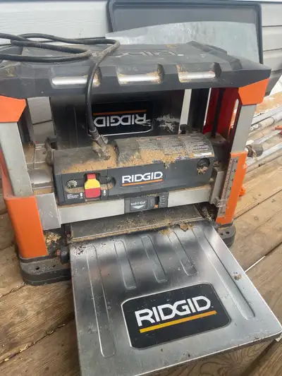 Ridgid 13” Planer, View more
