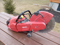 Hilti gas powered cut off saw