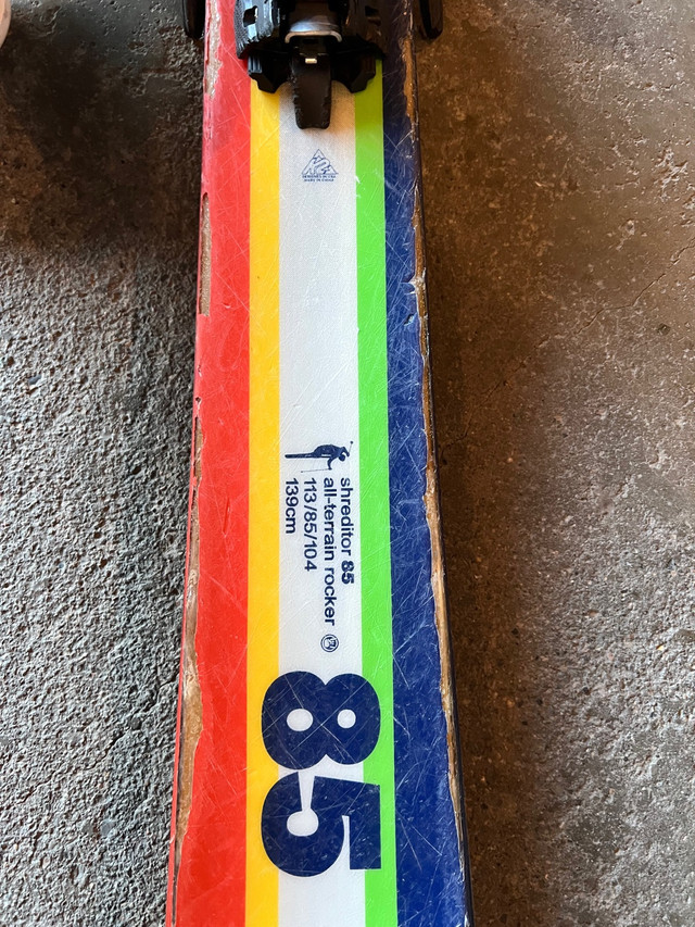 Used K2 Shreditor Skis 139cm in Ski in Calgary - Image 2