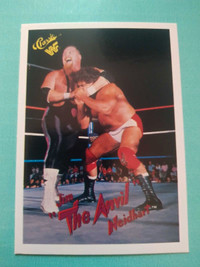 1990 Jim the Anvil neidhart WWF wrestling classic trading card 