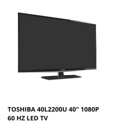 TOSHIBA 40" 1080P 60 HZ LED TV, View more