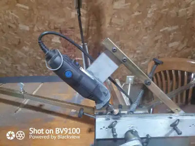 Sawmill blade sharpener and tooth setter, View more