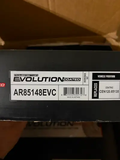 Powerstop evolution coated rear brake rotors brand new still in box AR85148EVC