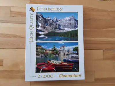 2 Casse-têtes Clémentoni  1000 mcx chacun, View more