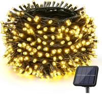 Solar Outdoor String Lights 2024 New Upgraded 220 LED 72FT