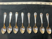 Birks Georgian Demitasse Sterling Silver Spoons- Set of 8