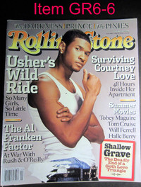 6-6 Rolling Stone Magazine Usher  Issue 948 November 13 2004