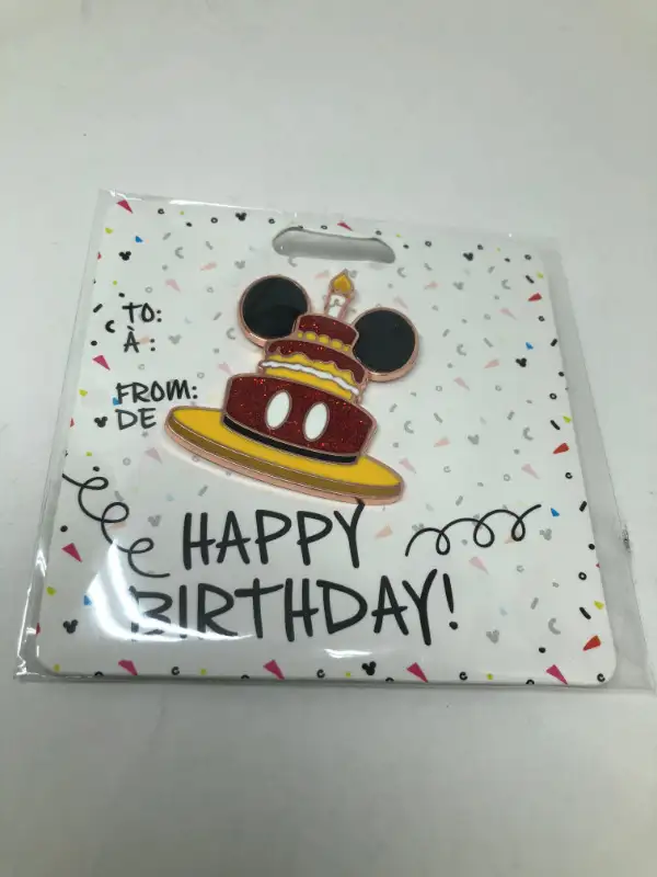 AUTHENTIC DISNEY MICKEY MOUSE BIRTHDAY PIN BRAND NEW in Arts & Collectibles in Calgary - Image 3