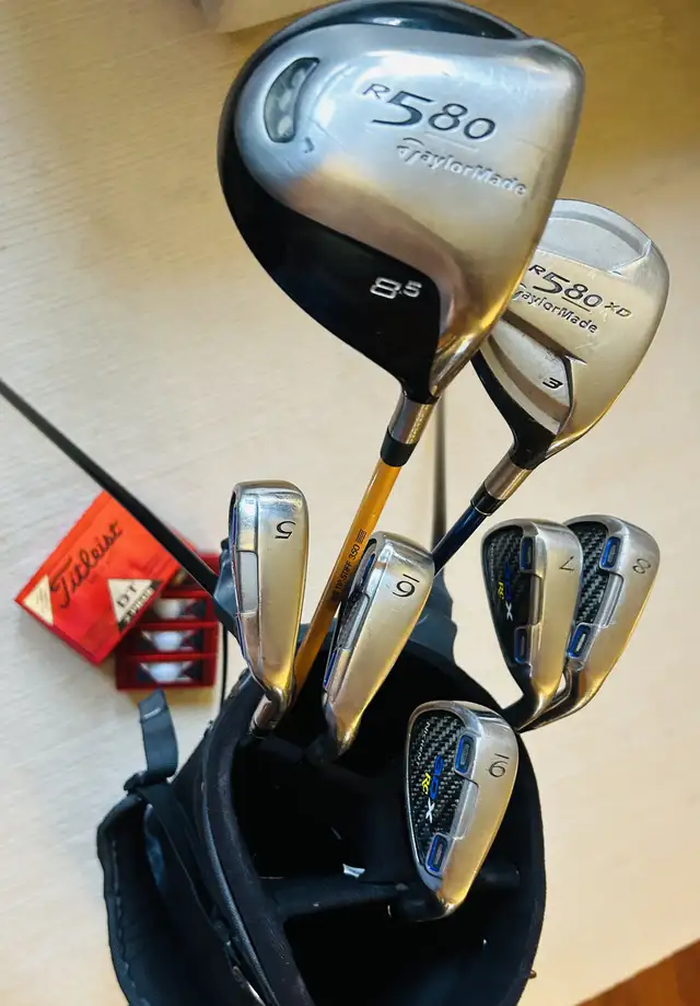 Nickent 3DX RC/TaylorMade R580 Golf Club Set (Right Hand, Adult) in Golf in Mississauga / Peel Region - Image 5