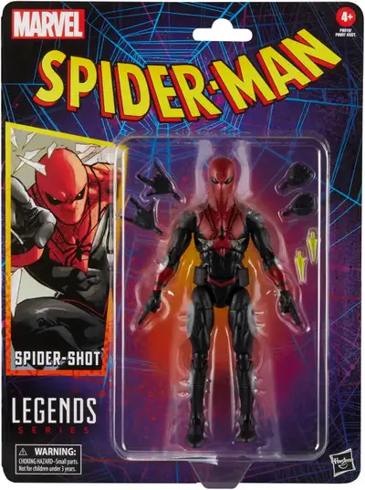 Marvel Legends Spider Man: Retro Collection Spider-Shot!!!, View more