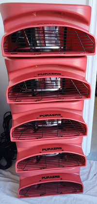Red Low Profile Air Mover