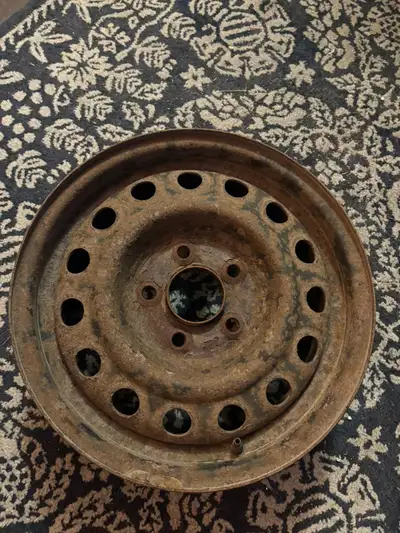 Set of 4 15" Rims, Used Winter