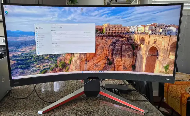 34" BenQ MOBIUZ EX3410R Curved Ultrawide 3440x1440 144hz Monitor