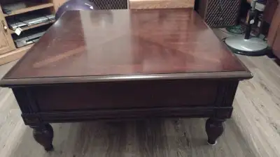 Solid wood coffee table, View more