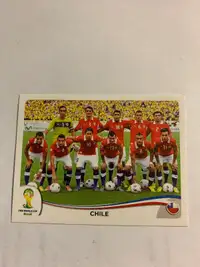 2014 Panini FIFA World Cup Album Stickers Brazil CHILE TEAM#147