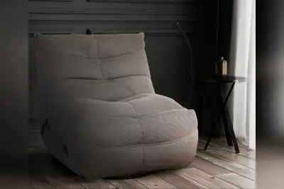 Ava 100% polyester monaco fabric recliner is a multipurpose model with the features like swivel, roc...