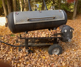 Pig Faced smoker - custom made - reverse flow, used every week at our restaurant for brisket, ribs a...