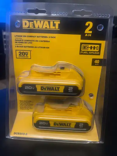 DeWALT batteries , View more