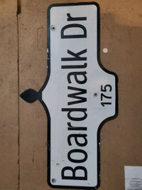 Official Toronto Decommissioned Boardwalk street sign