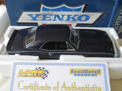 Exact Detail 1967 Yenko Camaro SS 427 792 of 2754 1:18 Die cast model car. box was opened. in excell...