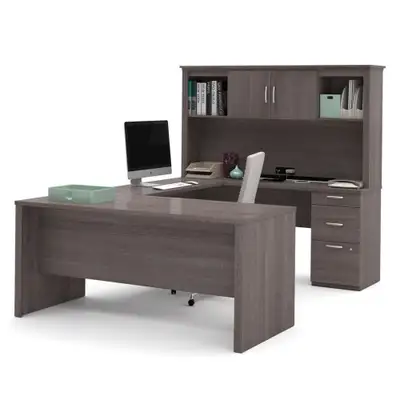U or L Shaped Office Desk - Made in Canada!, View more