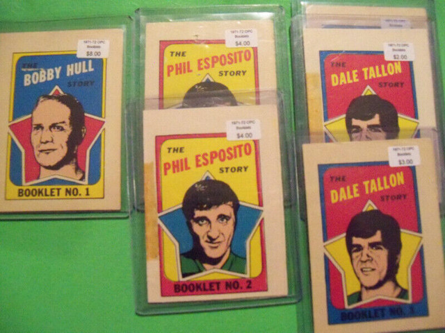 Vintage Hockey: 1971-72 OPC Player Booklets (Orr, Howe etc) in Arts & Collectibles in Bedford