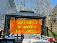 Assembly of gazebo 