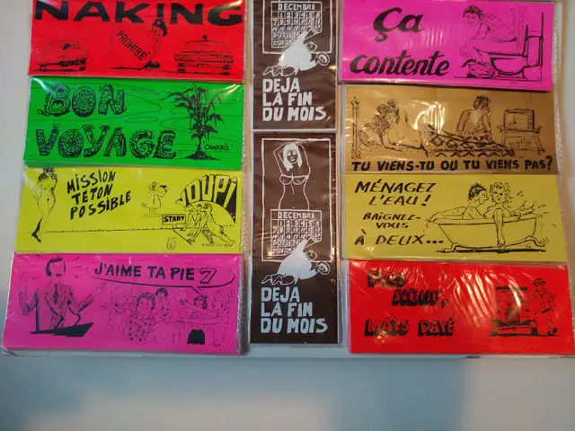 panneau affiche enseigne magasin sticker collant joke blague in Arts & Collectibles in Laurentides - Image 5