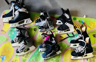Sherwood / Bauer / CCM Ice skates available in different Sizes. Men and Kids