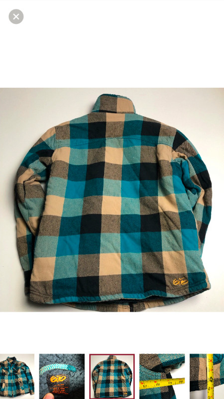 Nike 6.0 Plaid Youth Jacket XL in Kids & Youth in Guelph - Image 3