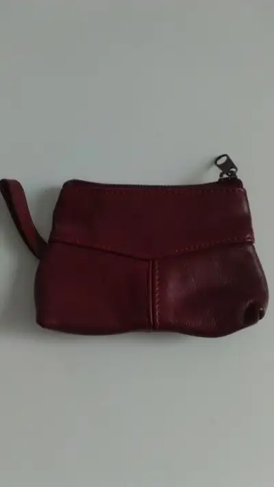 Red Leather Change Purse, View more