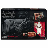 SW Rey Jakku Black Series Land Speeder Set BNIB "READ"