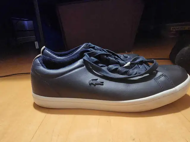 Men's Lacoste navy blue sneakers in Health & Special Needs in Calgary - Image 2