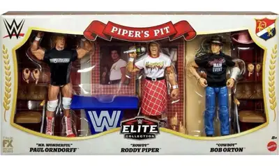 WWE Elite 3 pack Pipers Pit BNIB, View more