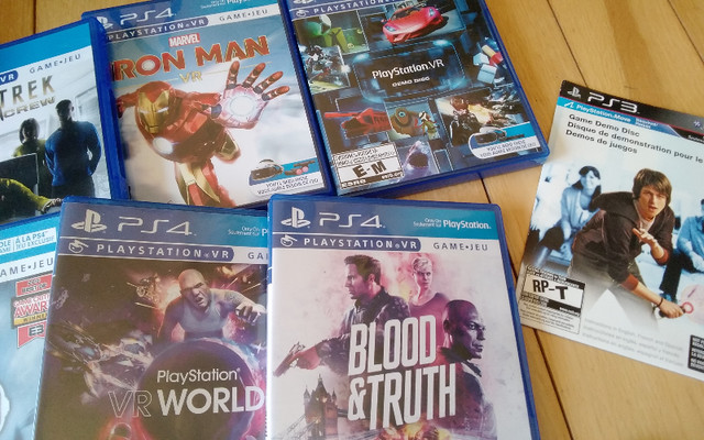 PSVR for the PS4 with lots of games in Sony Playstation 4 in Kingston - Image 3