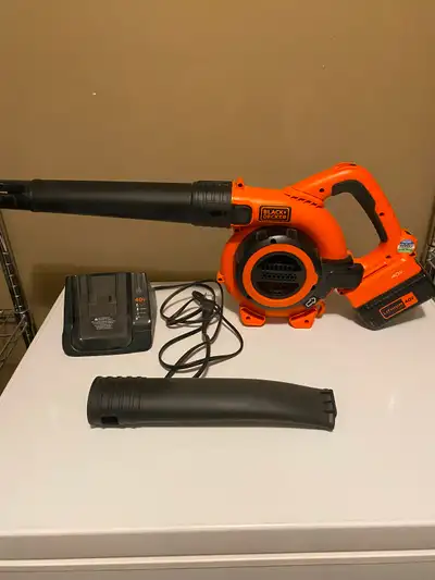 Black & Decker Cordless leaf blower 40v, View more