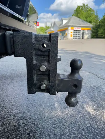 GEN-Y Hitch Adjustable 6" Drop Hitch with GH-0161 Dual-Ball, GH-0162 Pintle Lock for 2.5" Receiver -...
