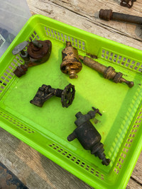 Brass steam tractor Rumley mogul parts 
