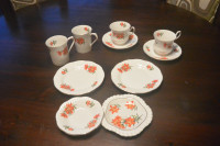 China tea cups and coffee mugs