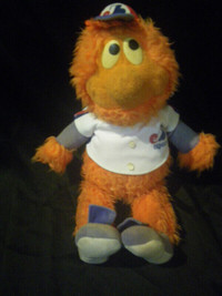 Vintage collectible Expos of Montreal Youppi plush; peluche
