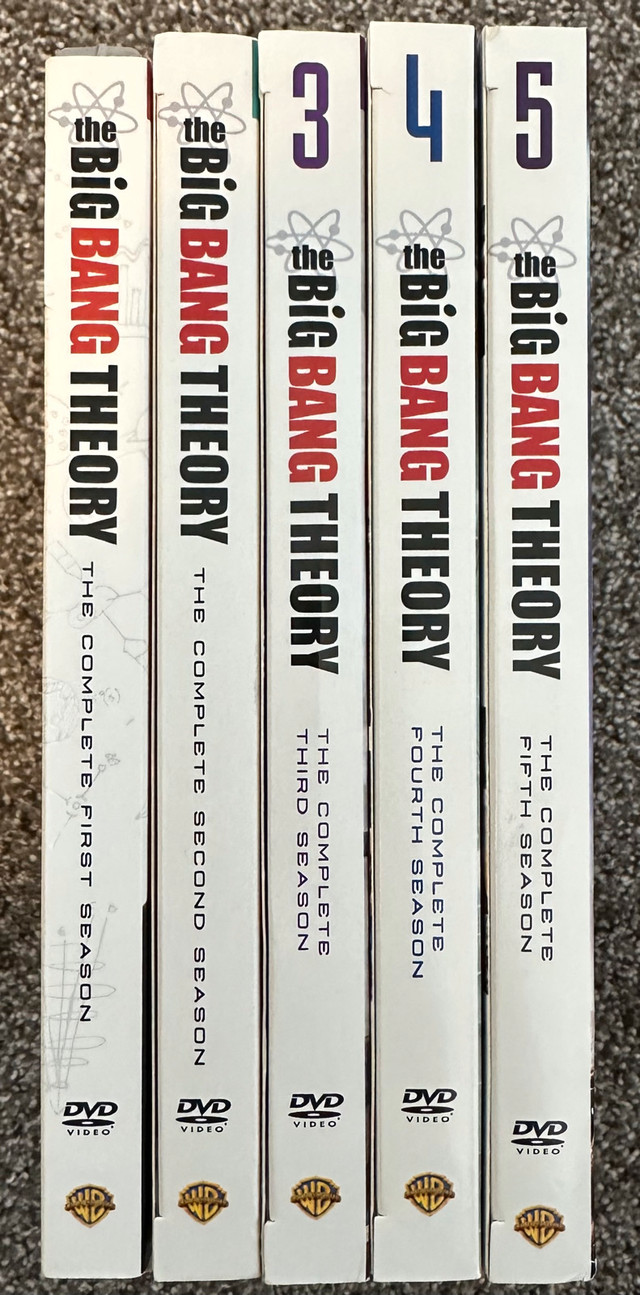 The Big Bang Theory (Seasons 1 - 5)  DVDs in CDs, DVDs & Blu-ray in Edmonton