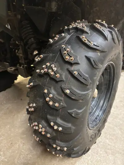 These tires and rims were purchased from the dealer New from Yamaha dealer, Only used two seasons ,...