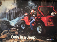 1986 Jeep CJ Original Ad 