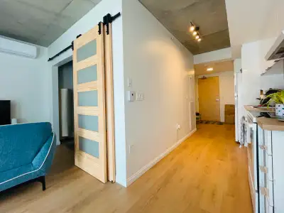 3 1/2 neufs, tout meublé, tout inclus, gym, balcon, terrasse