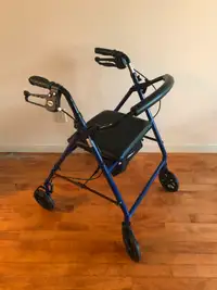 Folding rollator walker with seat DRIVE -Marchette